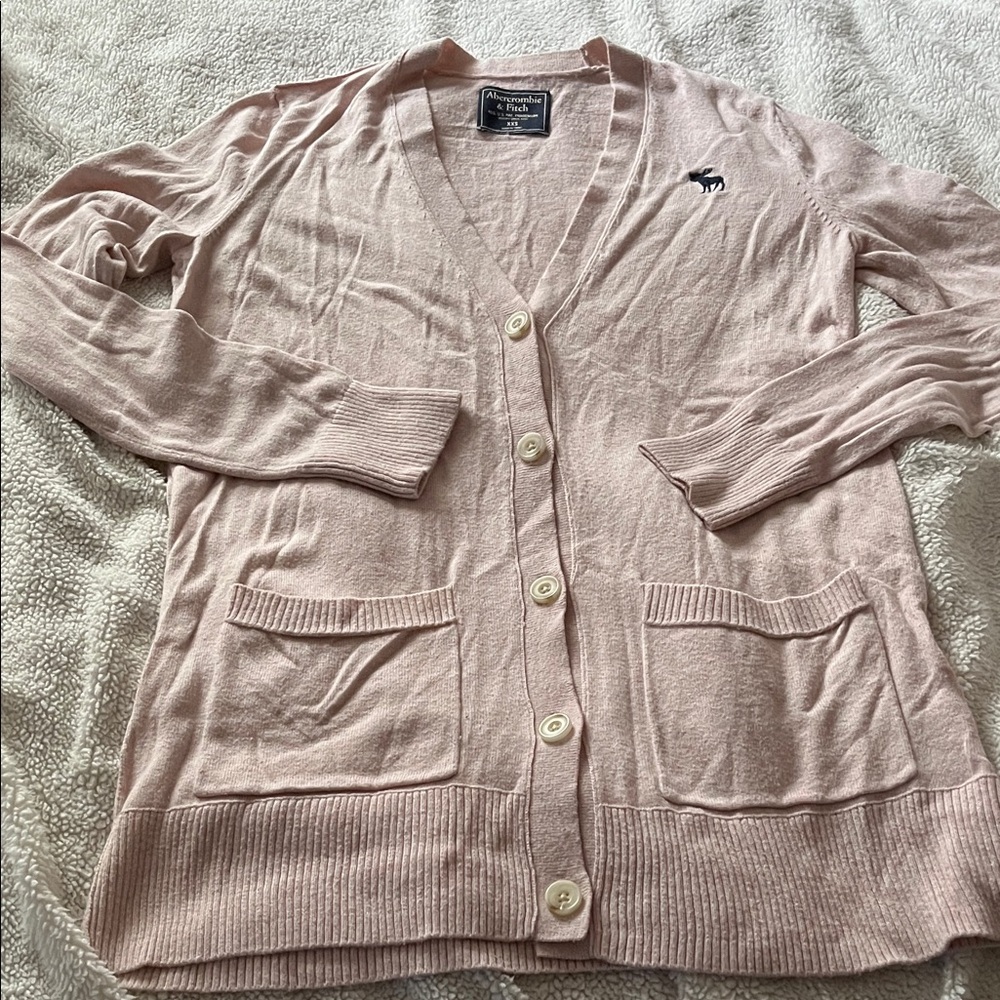 Abercrombie & Fitch Light Pink Cardigan XXS